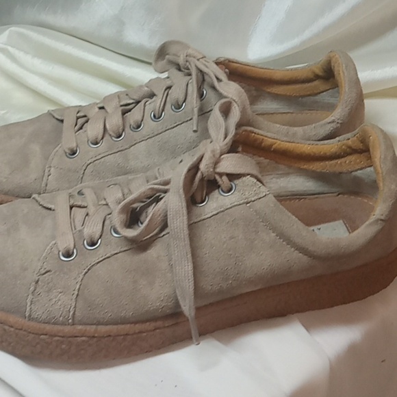 Joseph Abboud men's tan leather sneaker size 9 - Picture 4 of 8